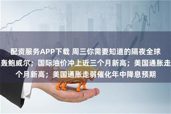 配资服务APP下载 周三你需要知道的隔夜全球要闻：特朗普再次炮轰鲍威尔；国际油价冲上近三个月新高；美国通胀走弱催化年中降息预期